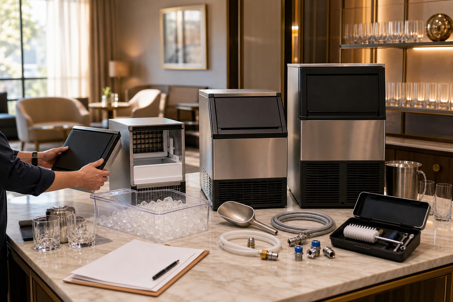 Find the Right Hotel Ice Machine: Comparing the 3 Types 4 Find the Right Hotel Ice Machine — explained with facts and figures in this guide