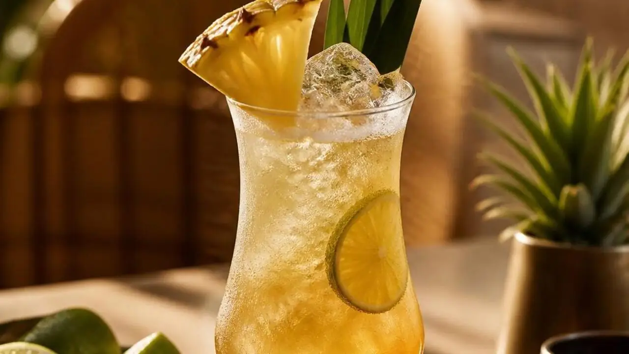 Gin and rum cocktail