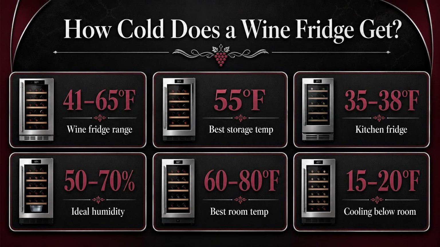 How Cold Does a Wine Fridge Get? — key facts at a glance