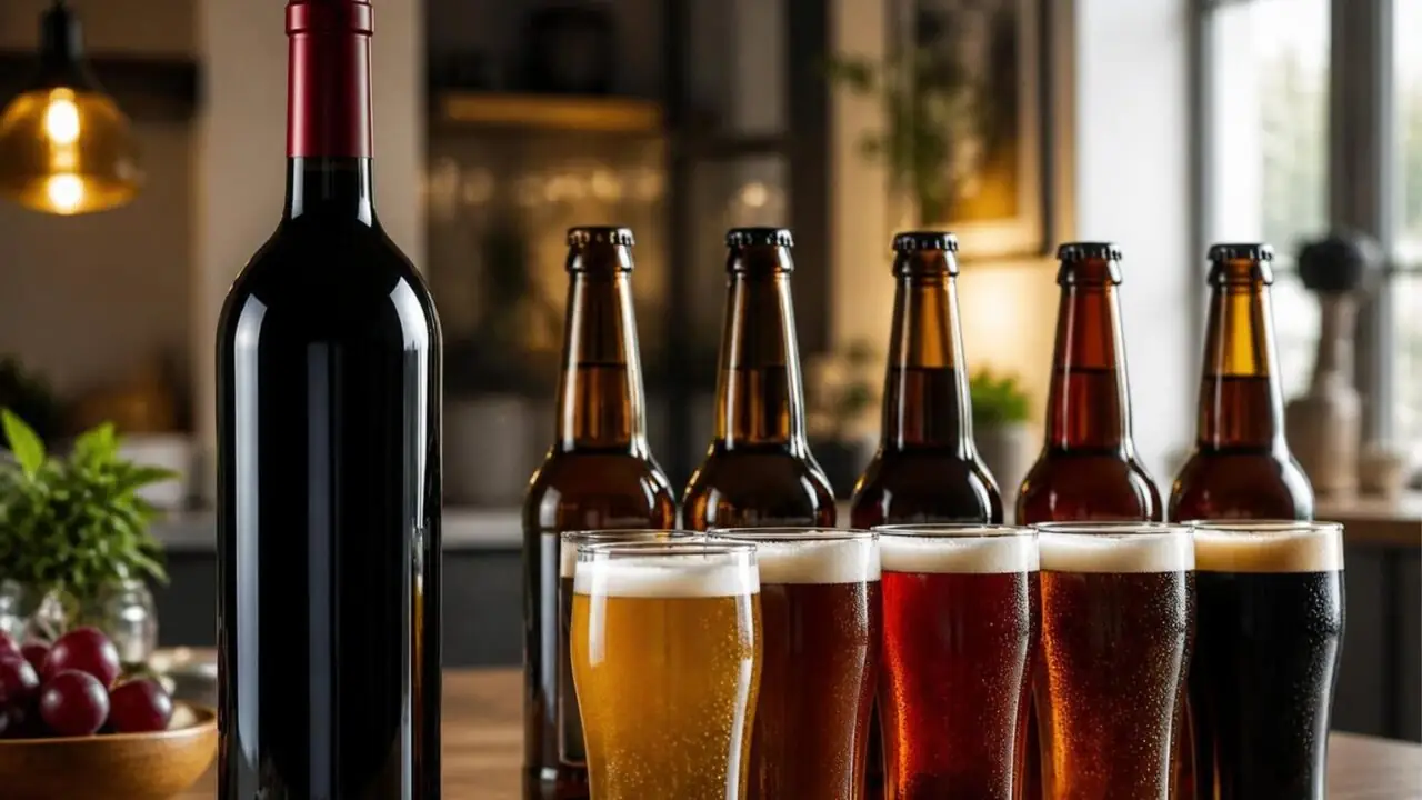 How Many Beers Is a Bottle of Wine?