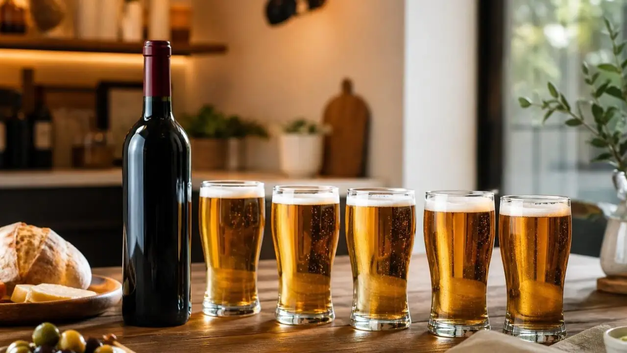 How Many Beers Is Equal to a Bottle of Wine?