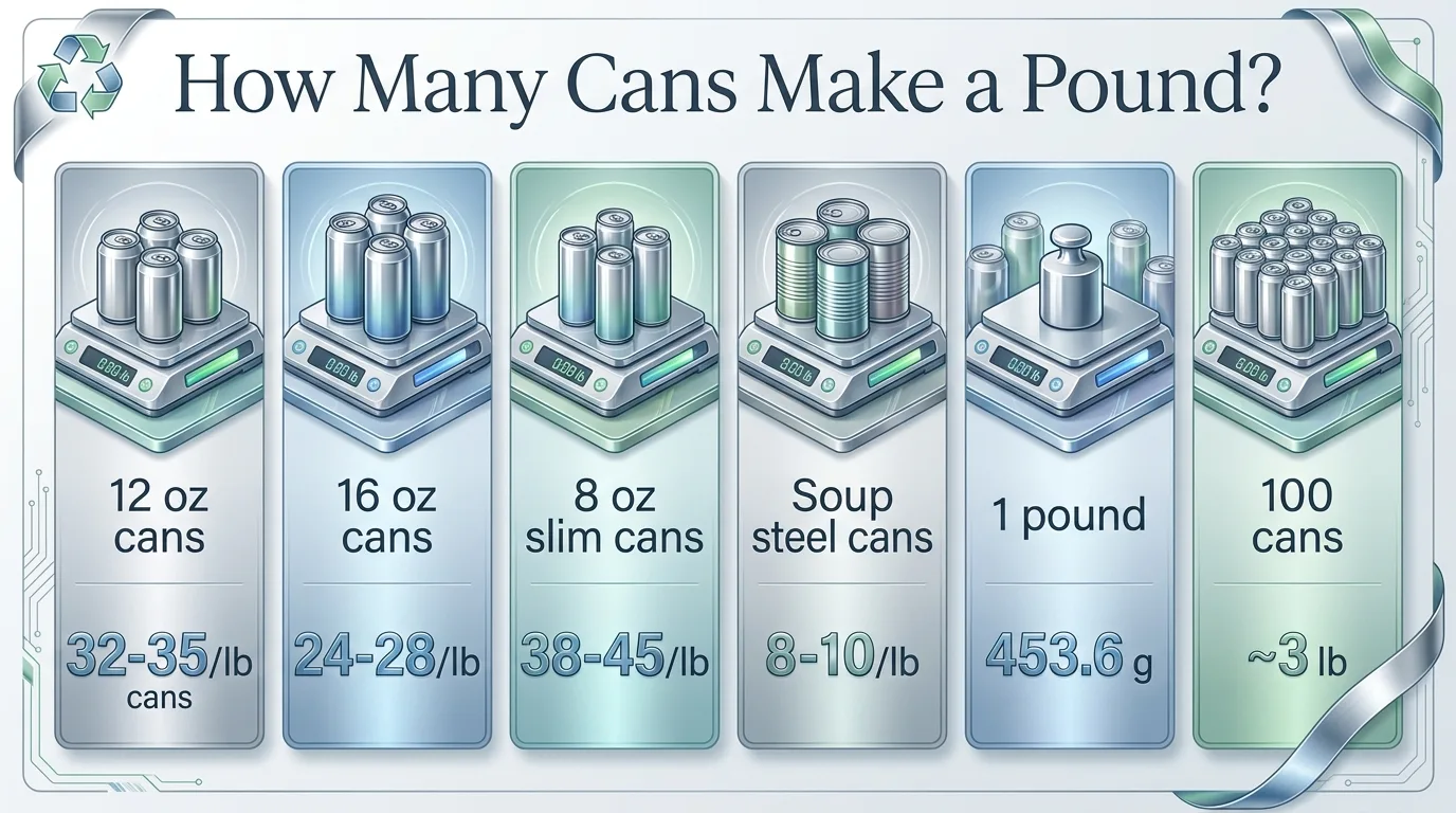 How Many Cans Make A Pound? 1 How Many Cans Make a Pound? — key facts at a glance