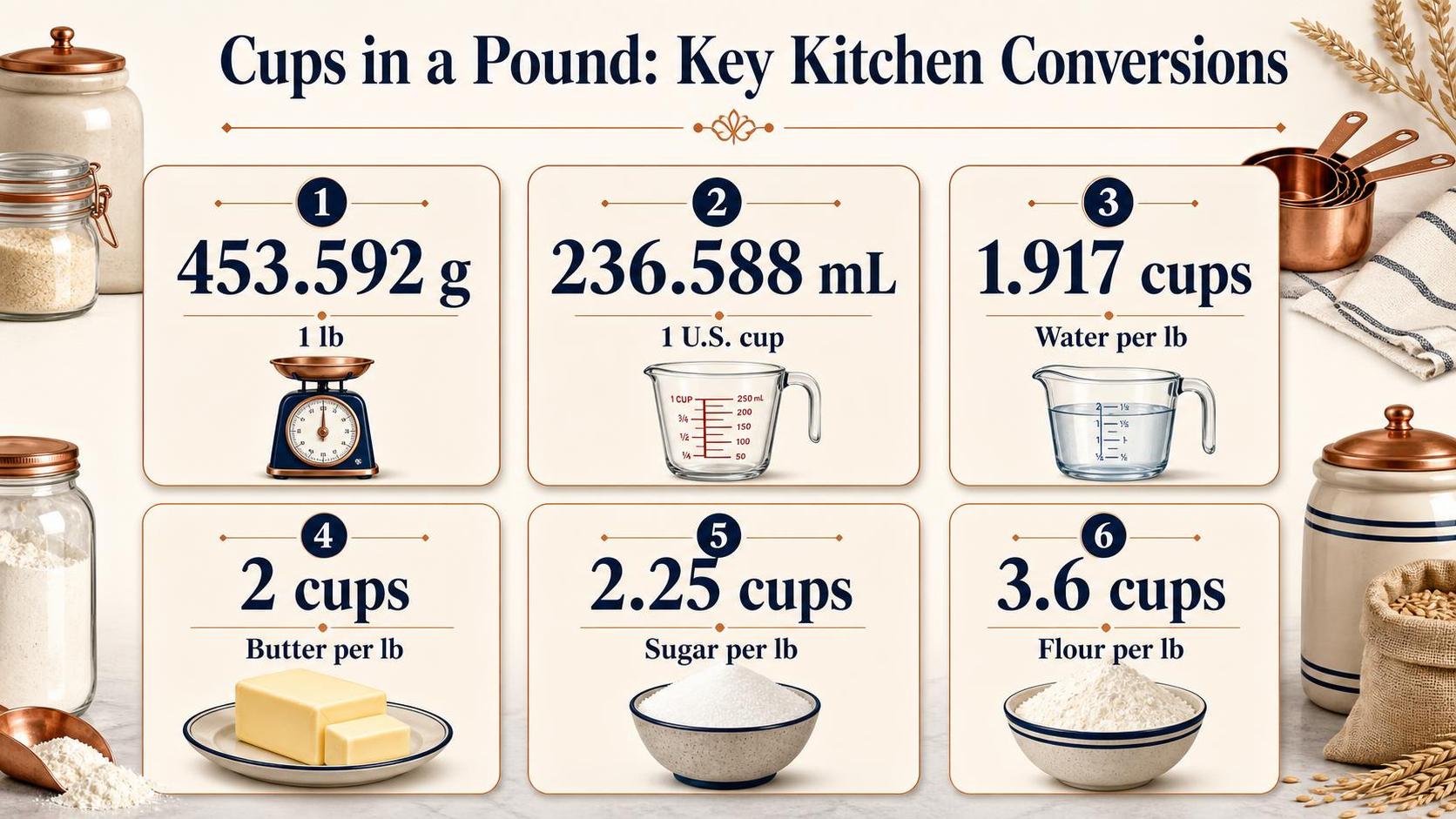 How Many Cups In A Lb? 1 Cups in a Pound: Key Kitchen Conversions — key facts at a glance