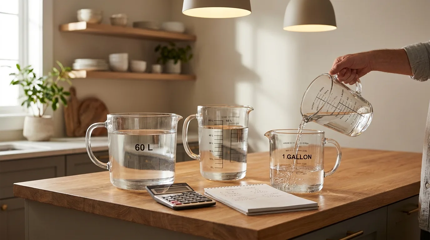 How Many Gallons Is 60 Liters? 4 How Many Gallons Is 60 Liters? — explained with facts and figures in this guide