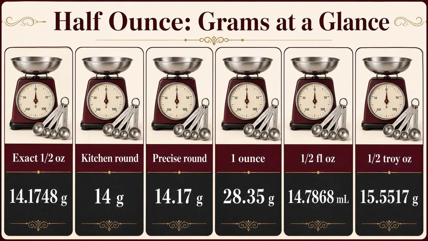 How Many Grams Are In A Half Ounce? Half Ounce to Grams - 2026 1 Half Ounce: Grams at a Glance — key facts at a glance