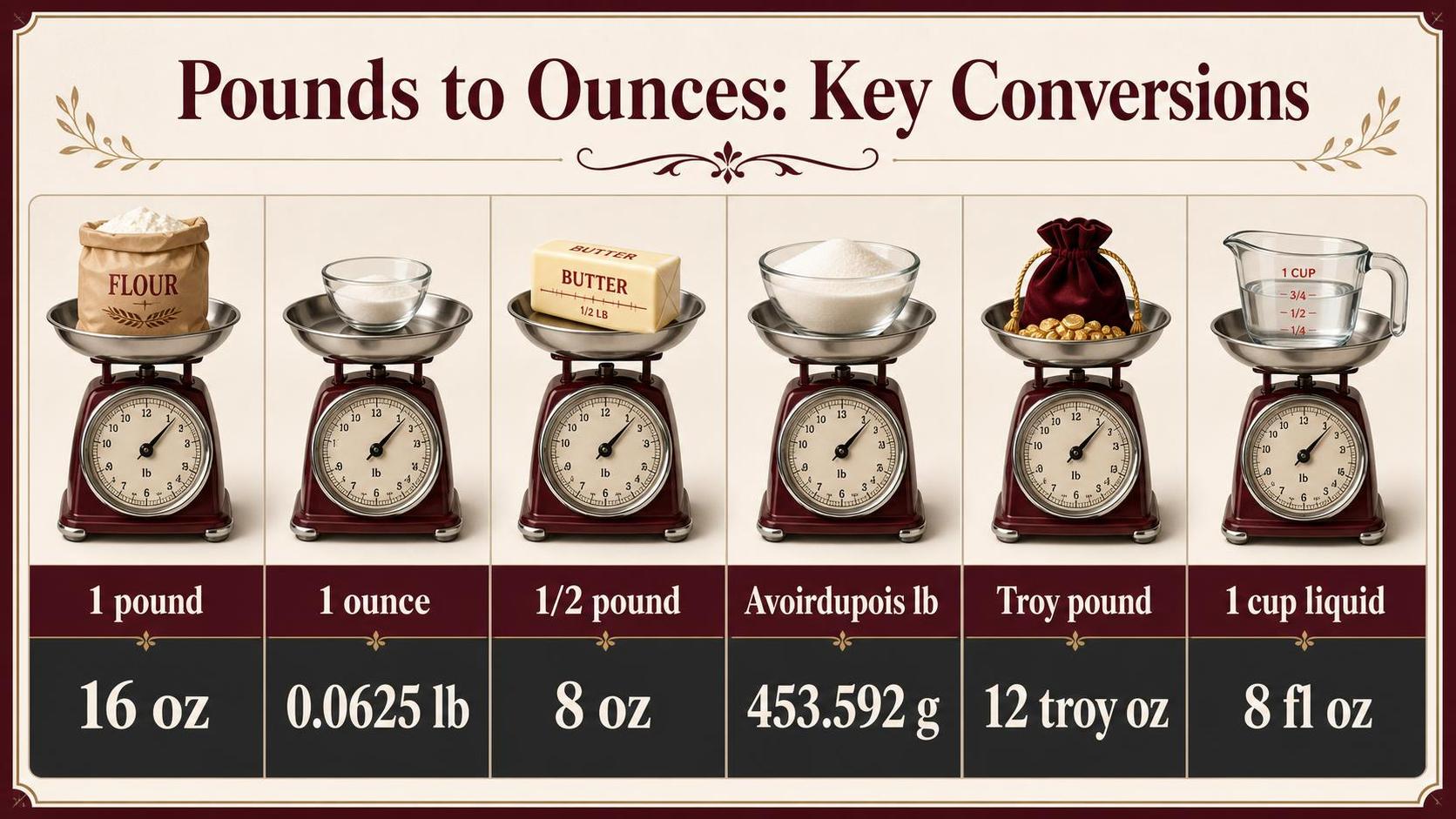 How Many Ounces Are in A Pound? - 2026 1 Pounds to Ounces: Key Conversions — key facts at a glance