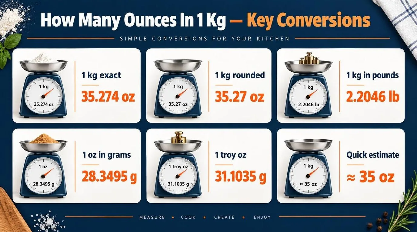 How Many Ounces In 1 Kg? 1 1 Kilogram to Ounces: Key Numbers — key facts at a glance