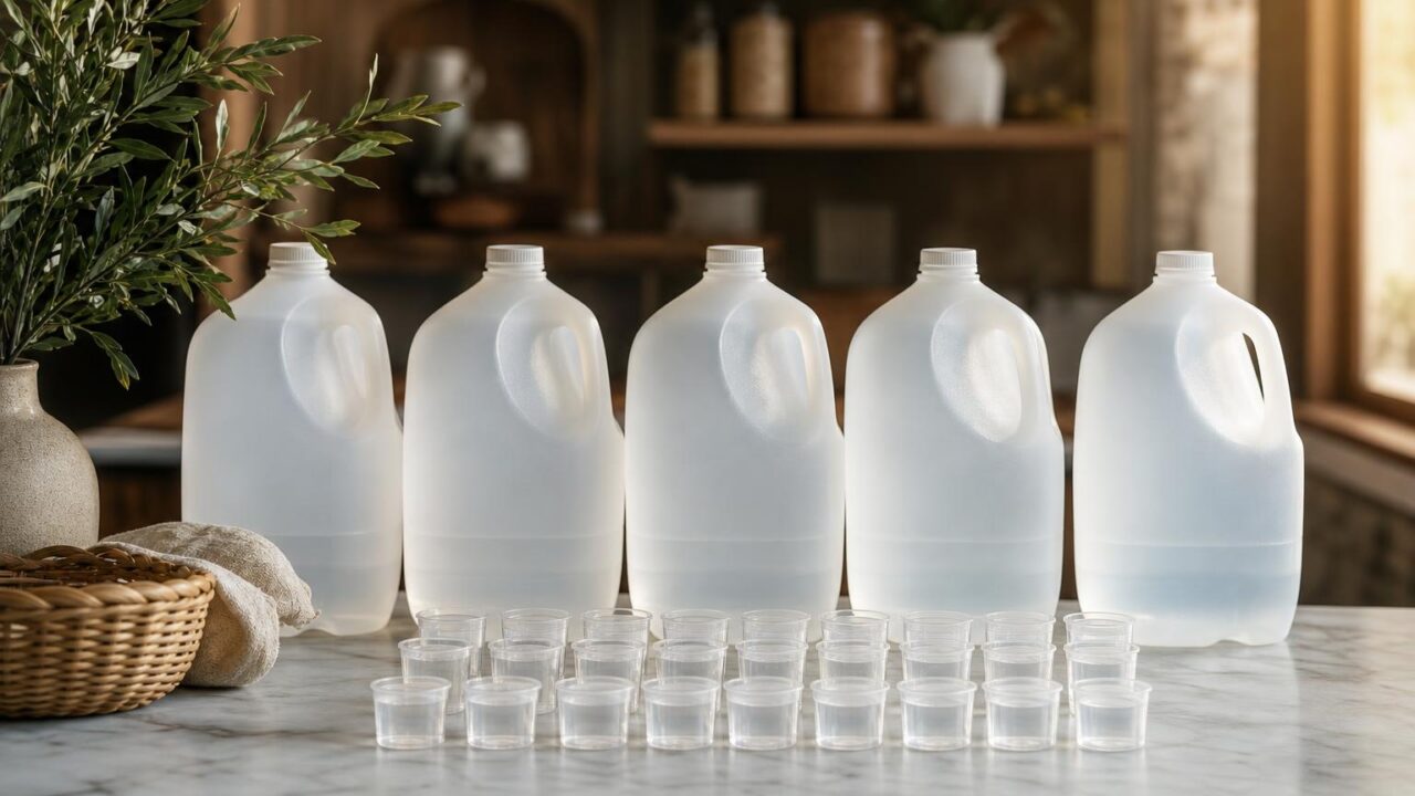 How Many Ounces In 5 Gallons