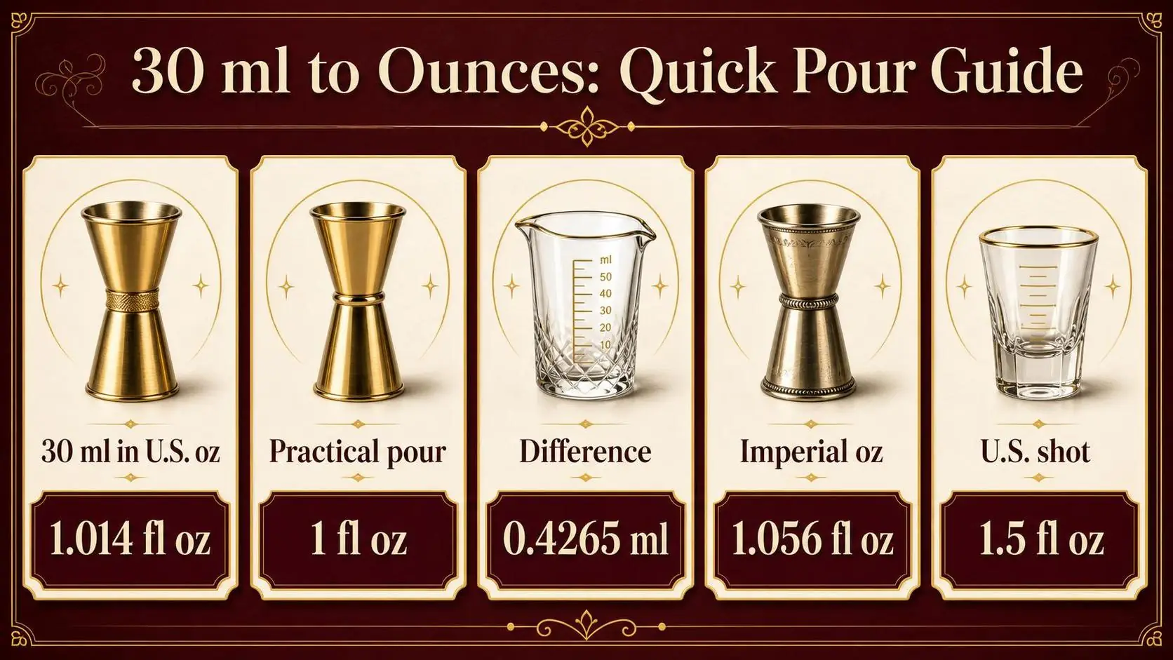 30 ml to Ounces: Quick Pour Guide — key facts at a glance