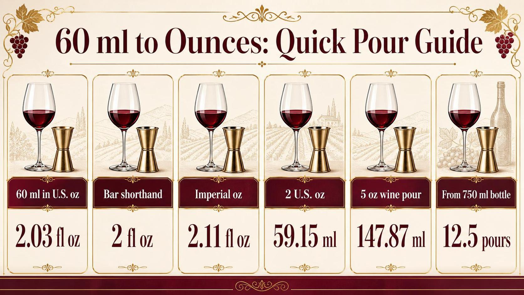 How Many Ounces Is 60 Ml? 1 60 ml to Ounces: Quick Pour Guide — key facts at a glance
