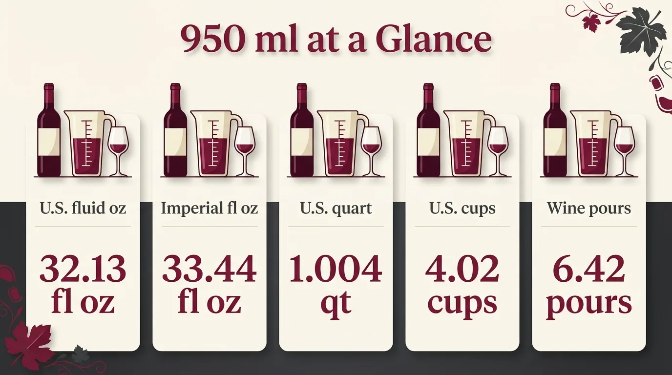 950 ml at a Glance — key facts at a glance