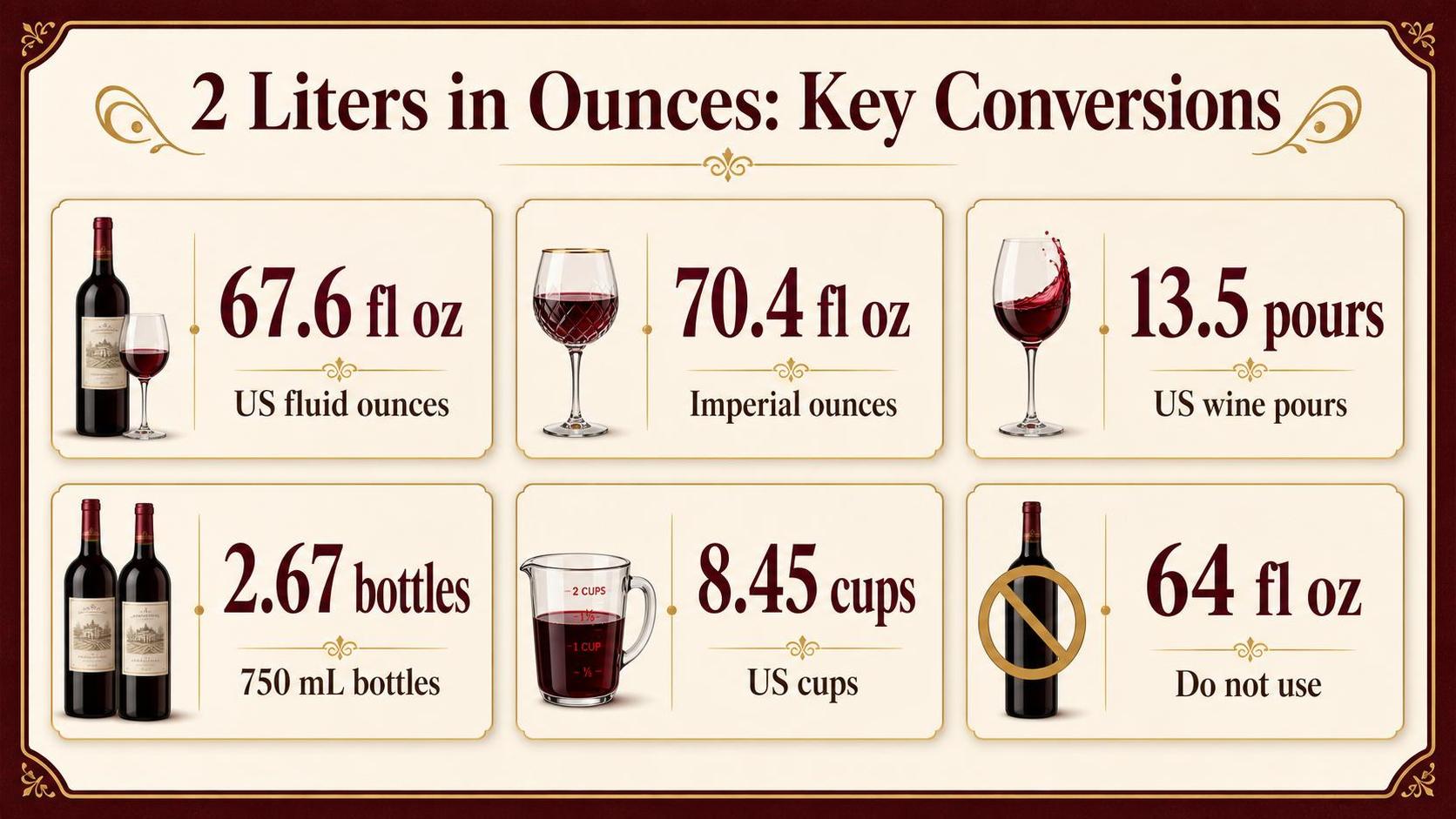 How Many Oz in 2 Liters? - 2026 1 2 Liters in Ounces: Key Conversions — key facts at a glance