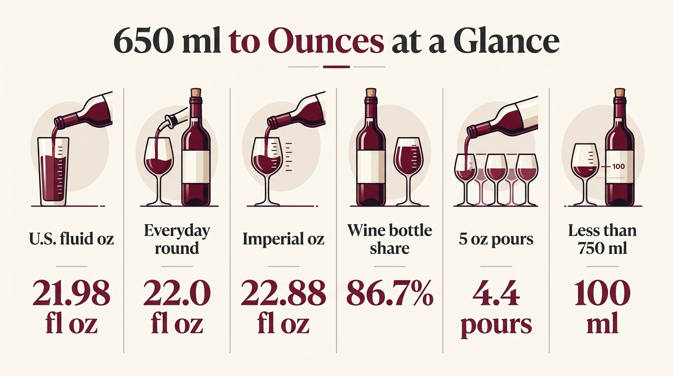 How Many Oz Is 650 Ml? 1 650 ml to Ounces at a Glance — key facts at a glance