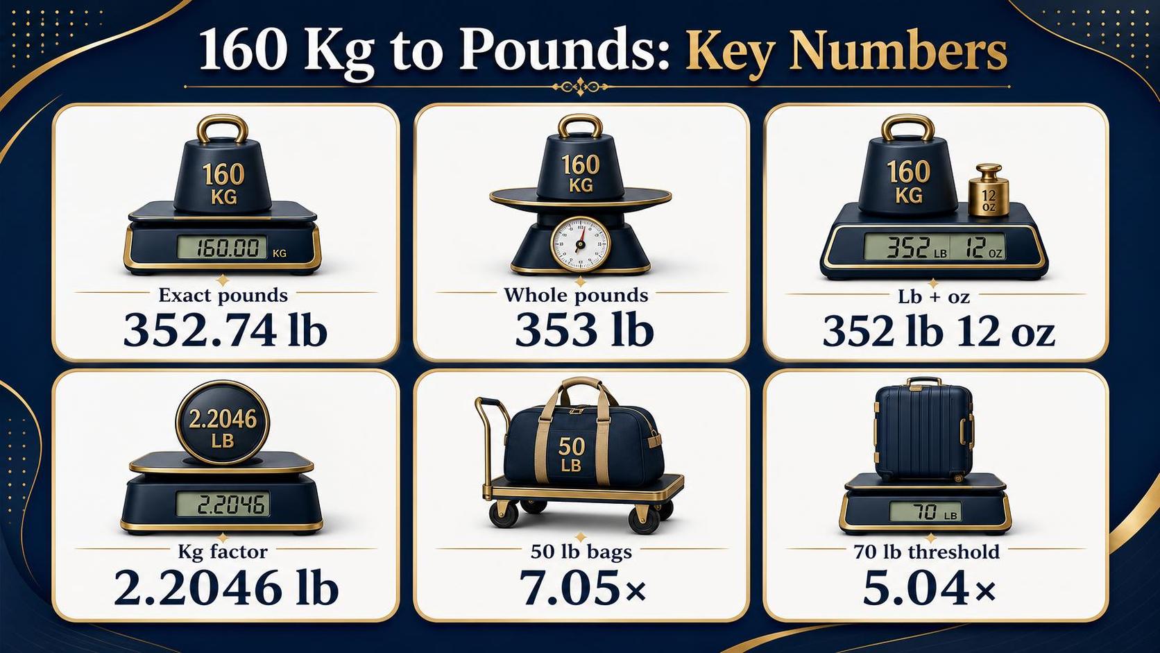 How Many Pounds Is 160 Kg? 1 160 Kg to Pounds: Key Numbers — key facts at a glance