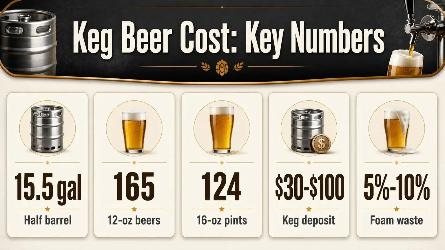 How Much Is A Keg Of Beer? 1 Keg Beer Cost: Key Numbers — key facts at a glance