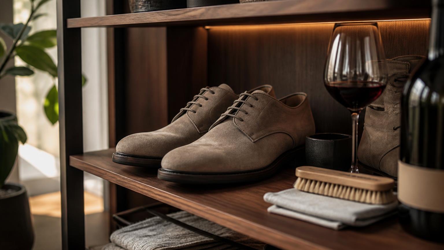 How To Clean Red Wine From Suede Shoes — side by side with the alternatives