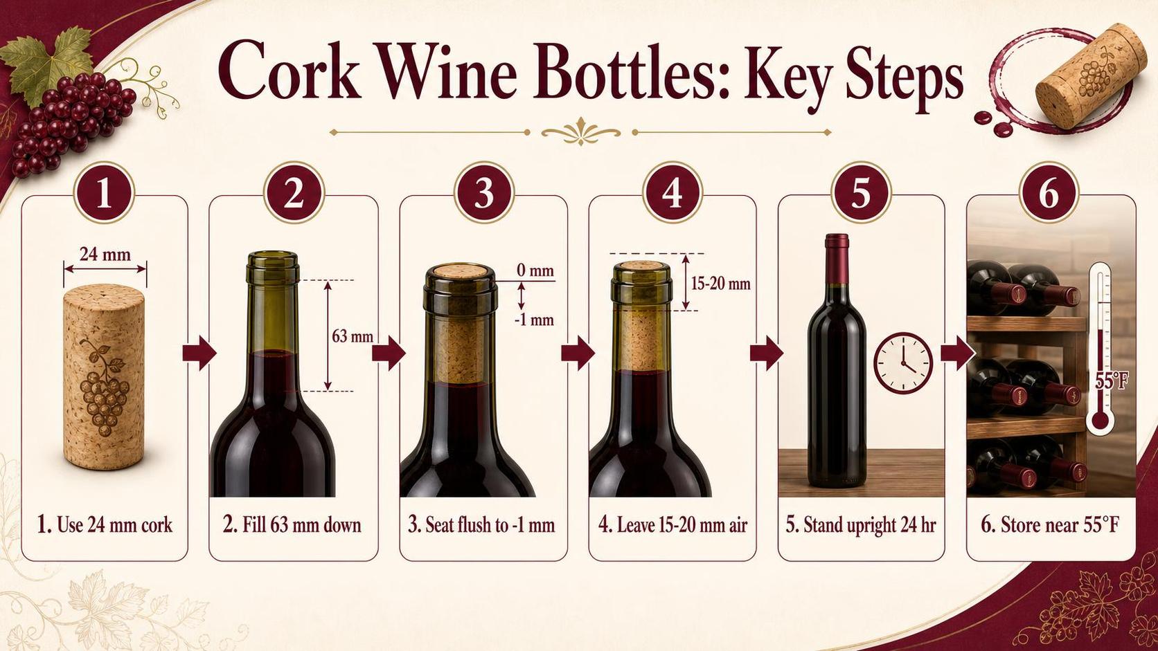 How To Cork Wine Bottles? - 2026 1 Cork Wine Bottles: Key Steps — key facts at a glance