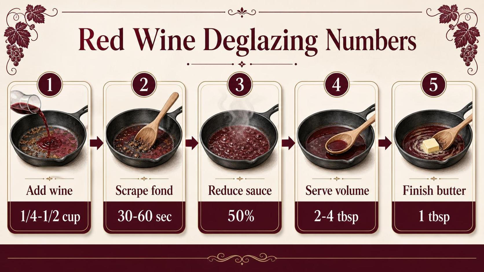 Red Wine Deglazing Numbers — key facts at a glance