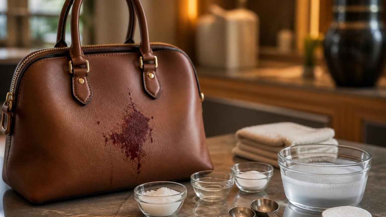 How To Get Red Wine Out Of Leather Bag? — side by side with the alternatives