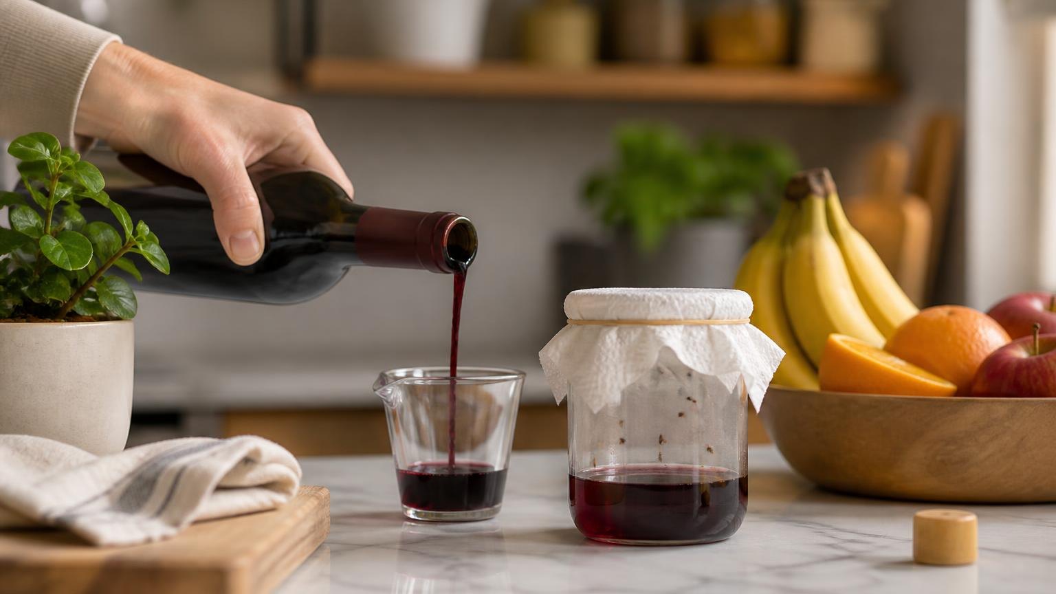 How To Get Rid Of Fruit Flies With Red Wine? — reading the numbers