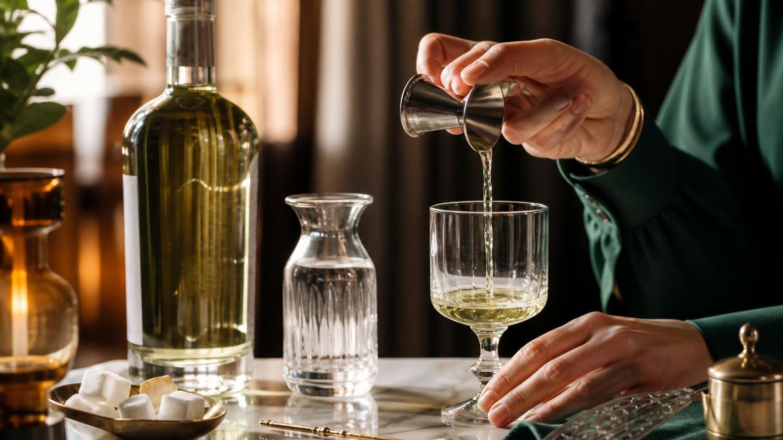 How To Serve Absinthe Without A Fountain? — measured, not estimated