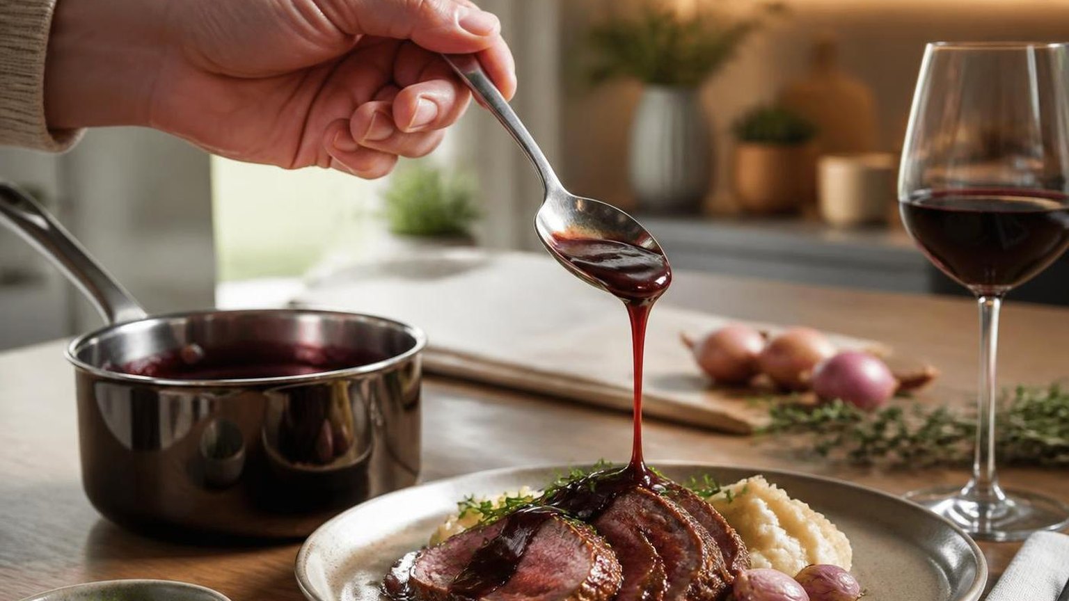 How To Thicken Red Wine Sauce? — side by side with the alternatives
