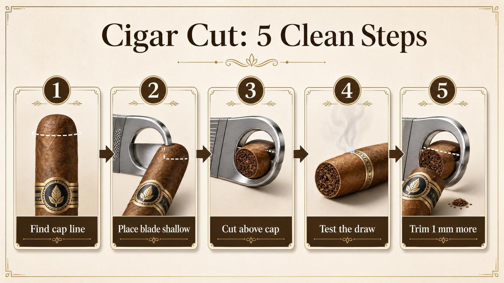 Cigar Cut: 5 Clean Steps — key facts at a glance
