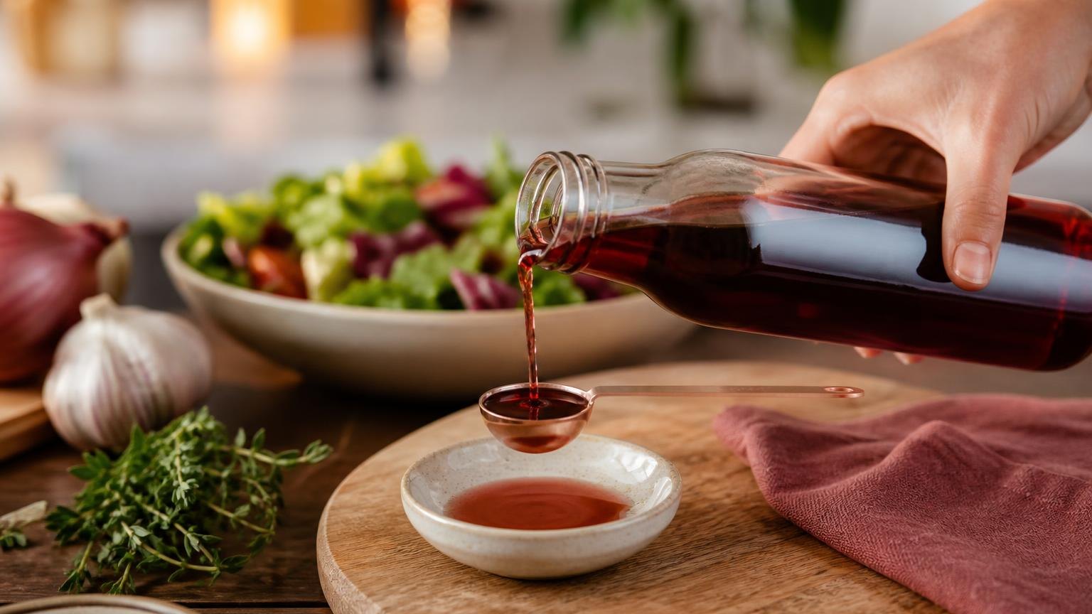 Is Red Wine Vinegar Healthy For You? — side by side with the alternatives