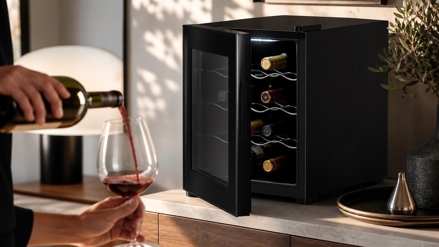 ‎KUPPET 18W Small Wine Fridge Review 2026 — how it works in the real world
