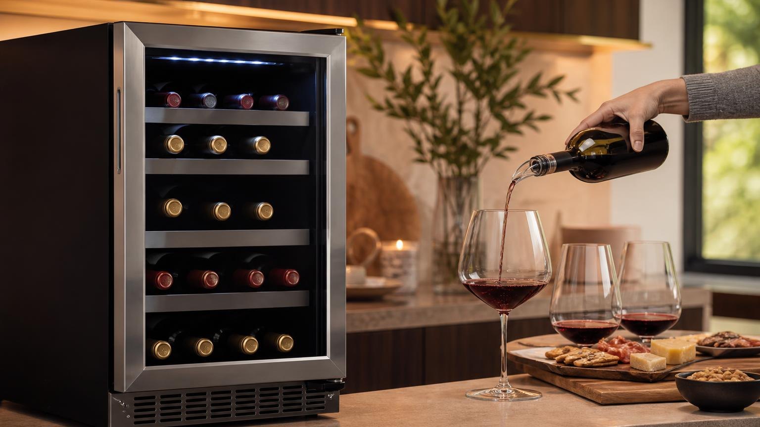 NutriChef PKCWC240 Wine Cooler Review 2026 — what the numbers show