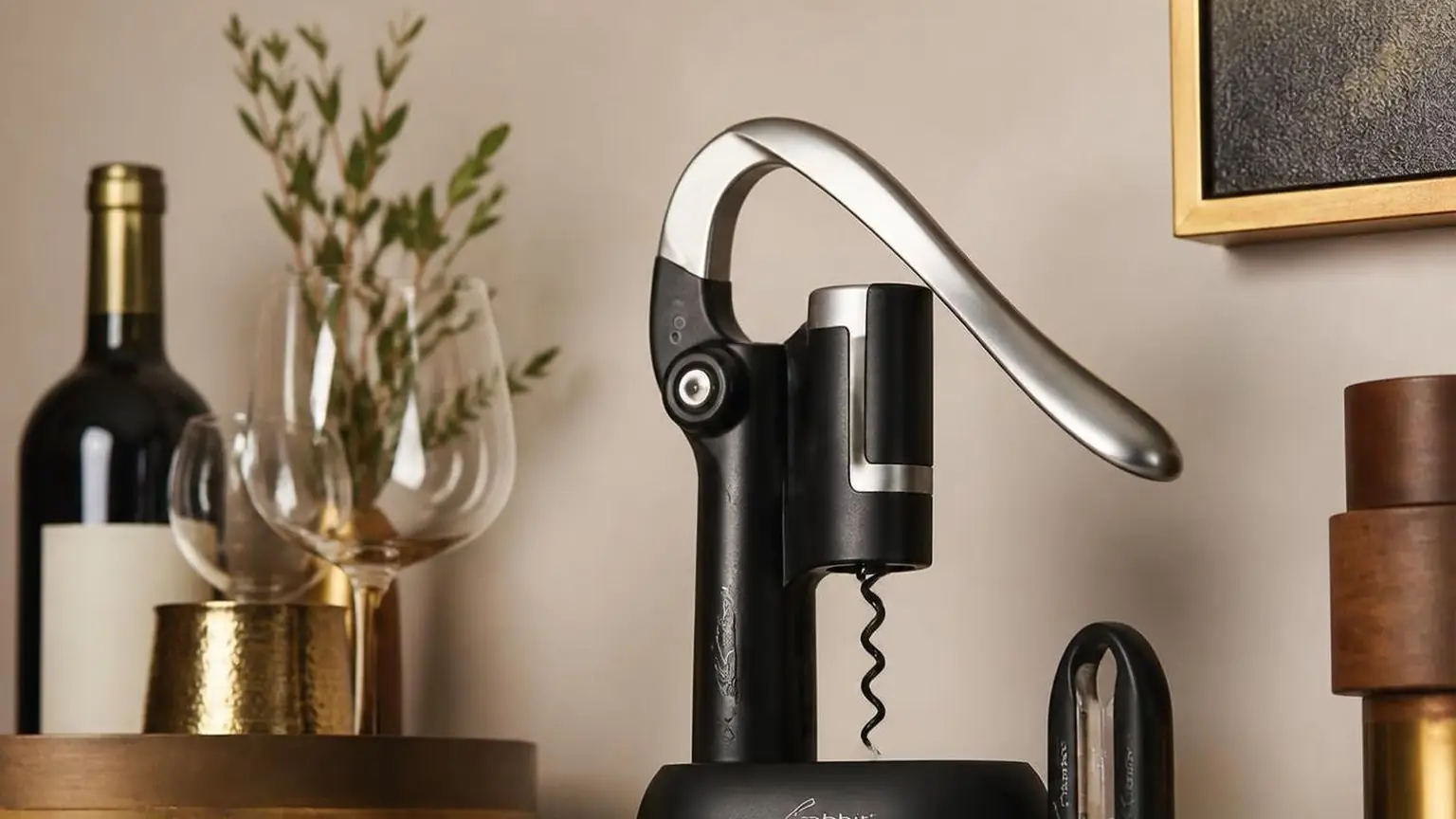 Rabbit Vertical Lever Corkscrew with Foil Cutter Review 2026, broken down step by step
