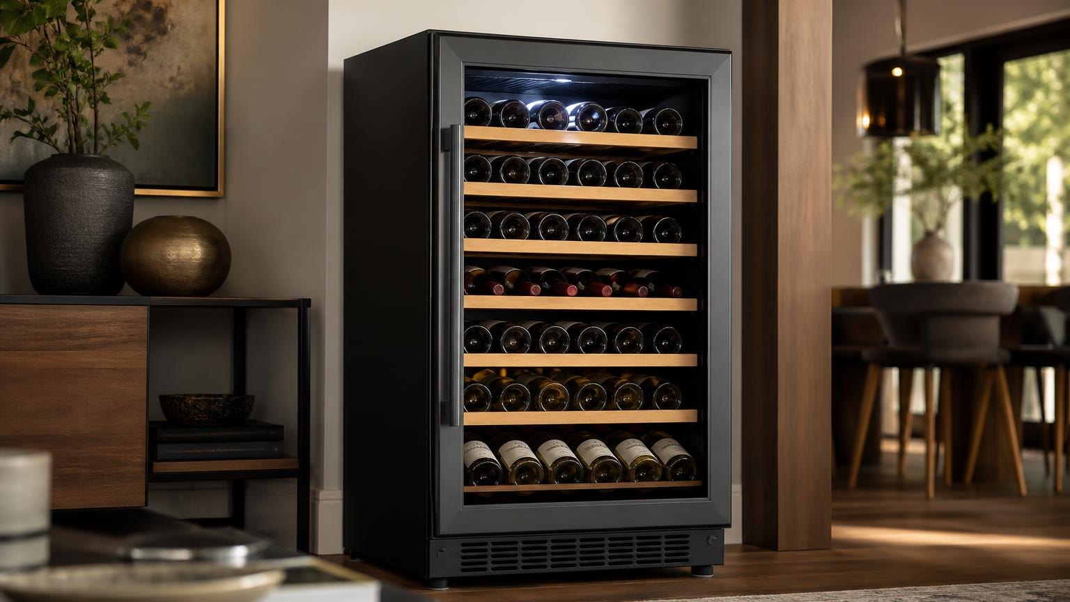 Schmecke SHMFWCC125LB Wine Cooler Review 2026 — measured, not estimated