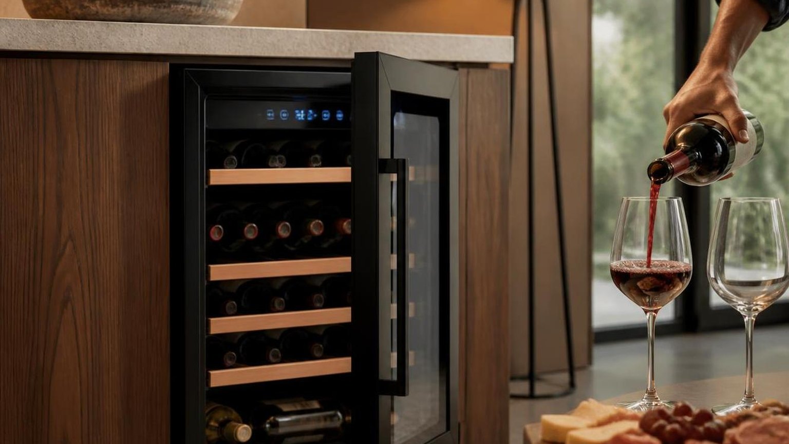 Schmecke ‎SHMFWCC181LB Small Wine Fridge Review 2026 — the practical details