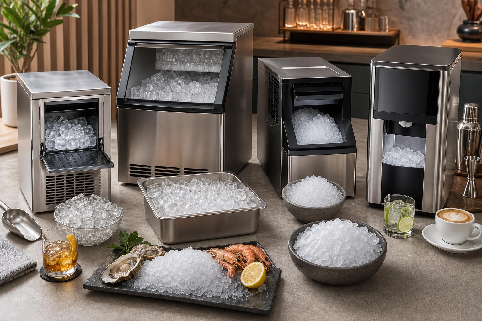 The Types of Commercial Ice Makers for Business — explained with facts and figures in this guide