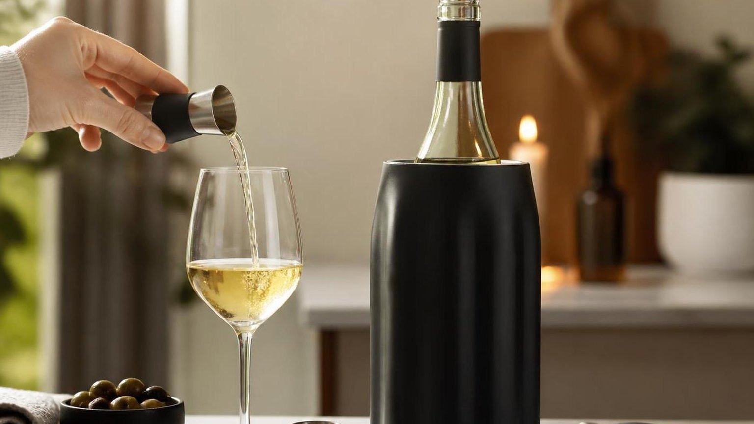 Vacu Vin Active Wine Cooler — reading the numbers