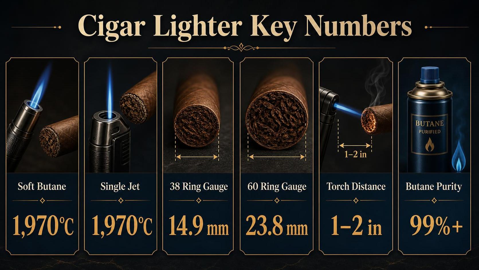 What Are The Best Types Of Cigar Lighters? 1 Cigar Lighter Key Numbers — key facts at a glance