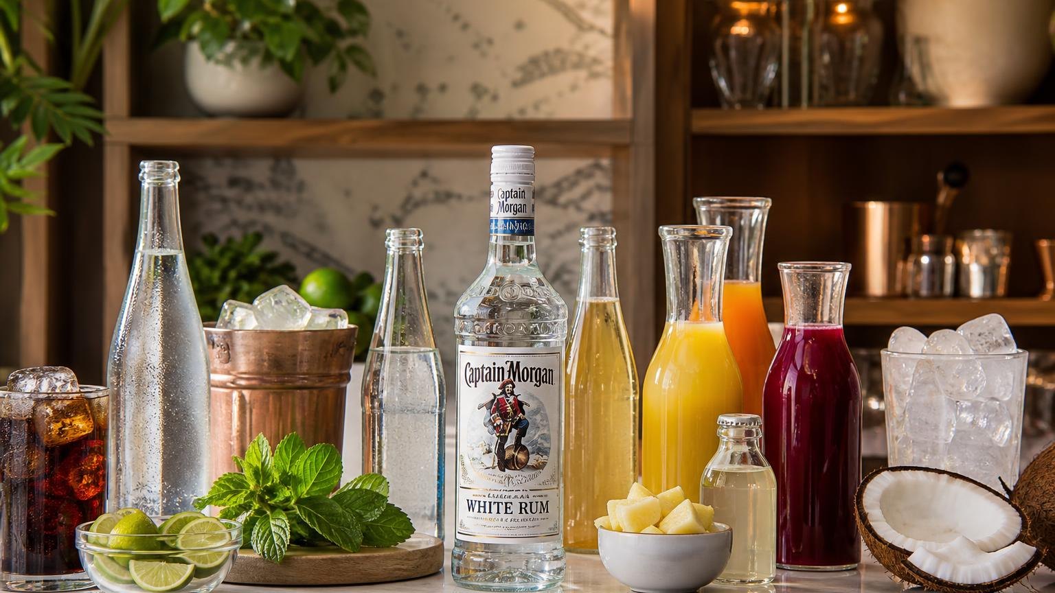 What Can I Mix With Captain Morgan White Rum? — where the figures come from