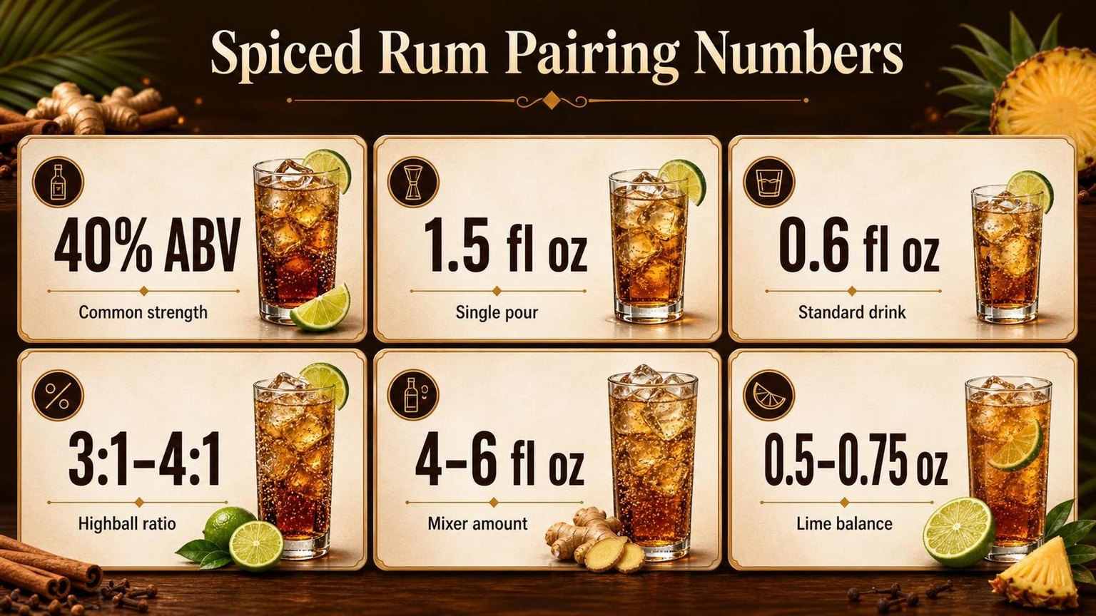 Spiced Rum Pairing Numbers — key facts at a glance