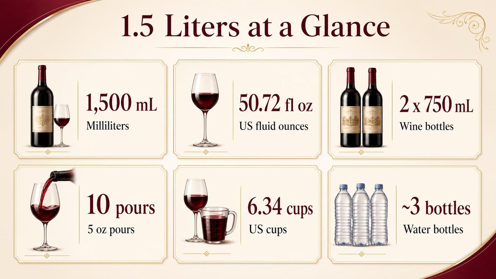 1.5 Liters at a Glance — key facts at a glance