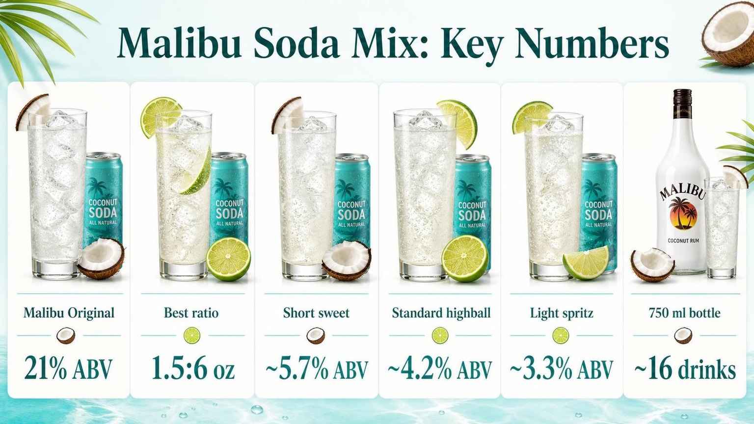 Malibu Soda Mix: Key Numbers — key facts at a glance