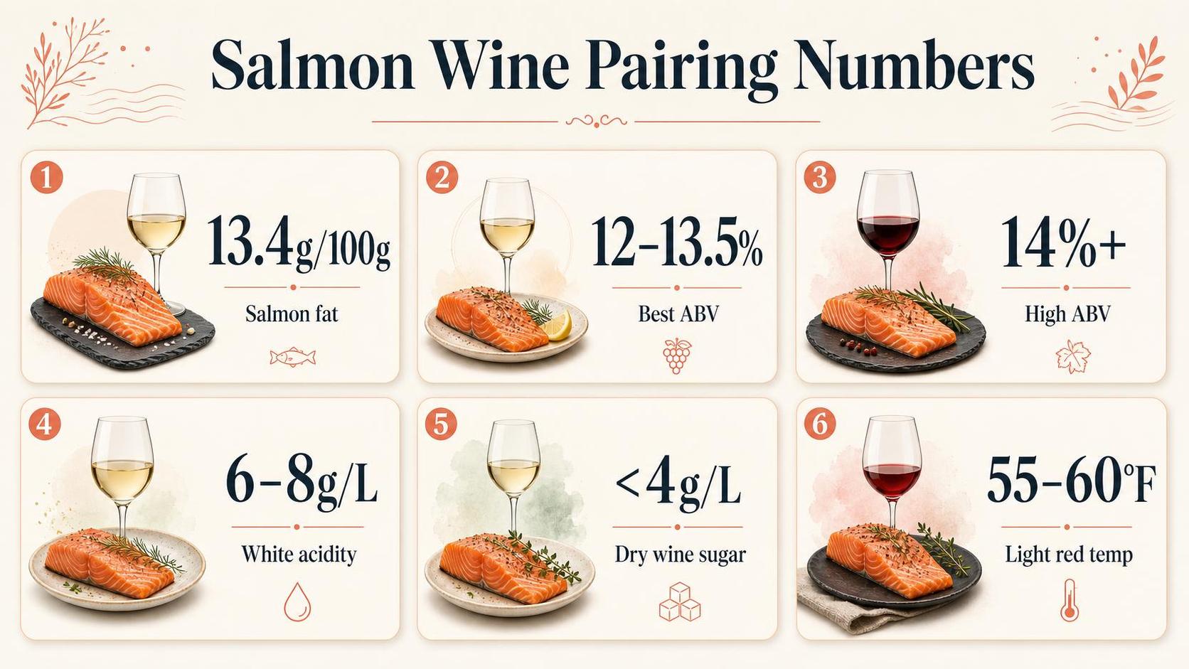 What Wine Goes With Salmon? Best Wine With Salmon in 2026 1 Salmon Wine Pairing Numbers — key facts at a glance