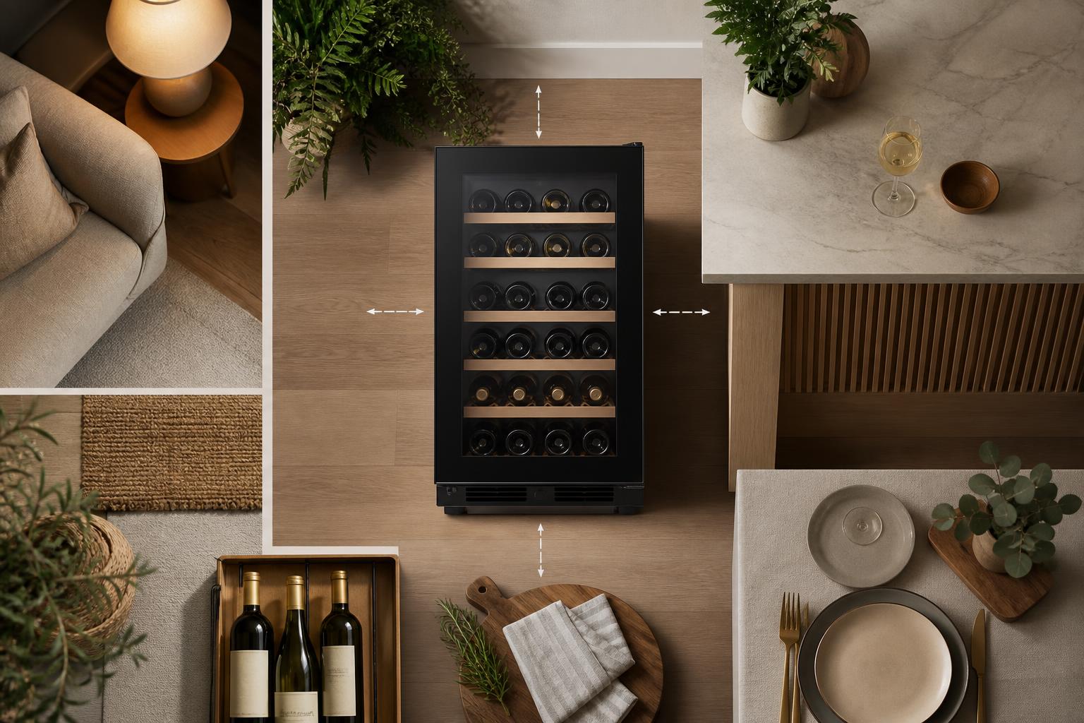 Where To Put A Freestanding Wine Cooler? — explained with facts and figures in this guide