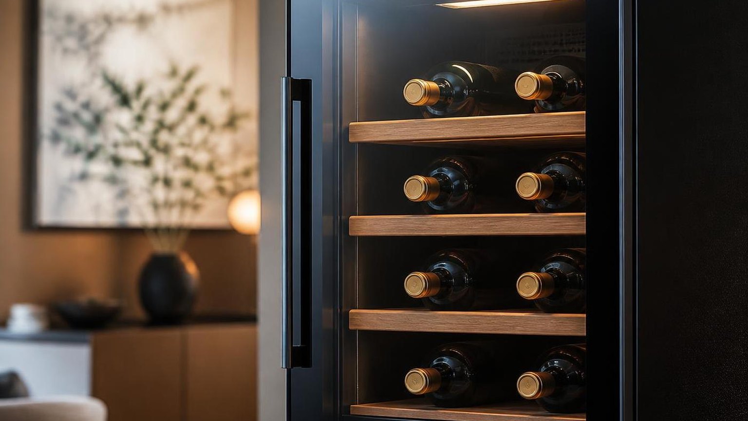 Top 10 Benefits of the Wine Cooler Electronic 8 Bottle Wine Chiller for Modern Homes — reading the numbers