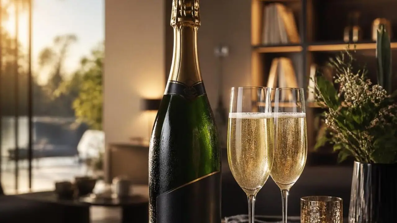Alcohol content in champagne