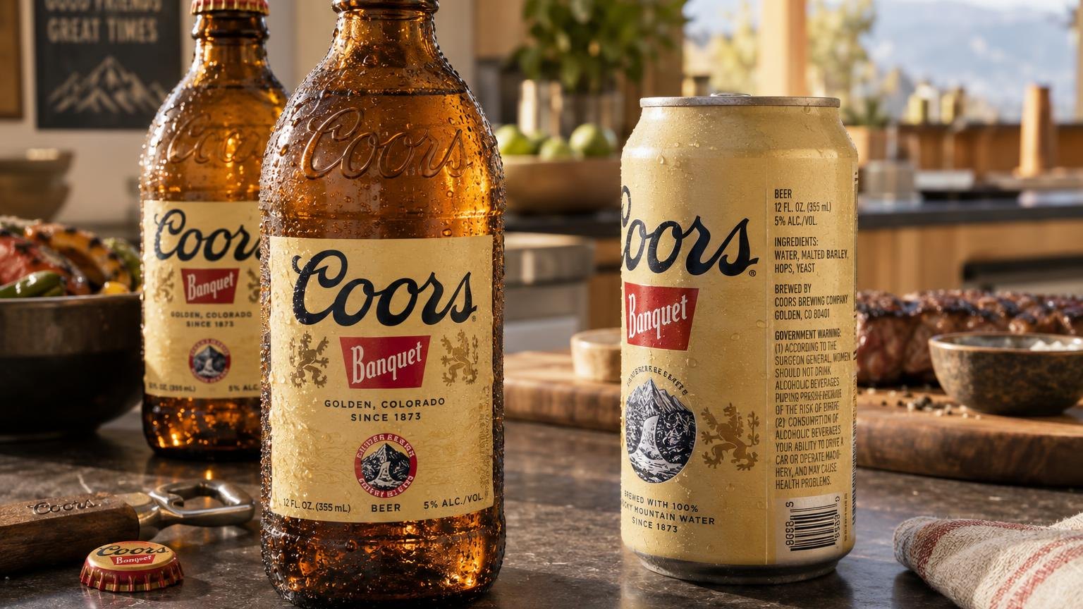 Alcohol Content of Coors Banquet Beer — reading the numbers