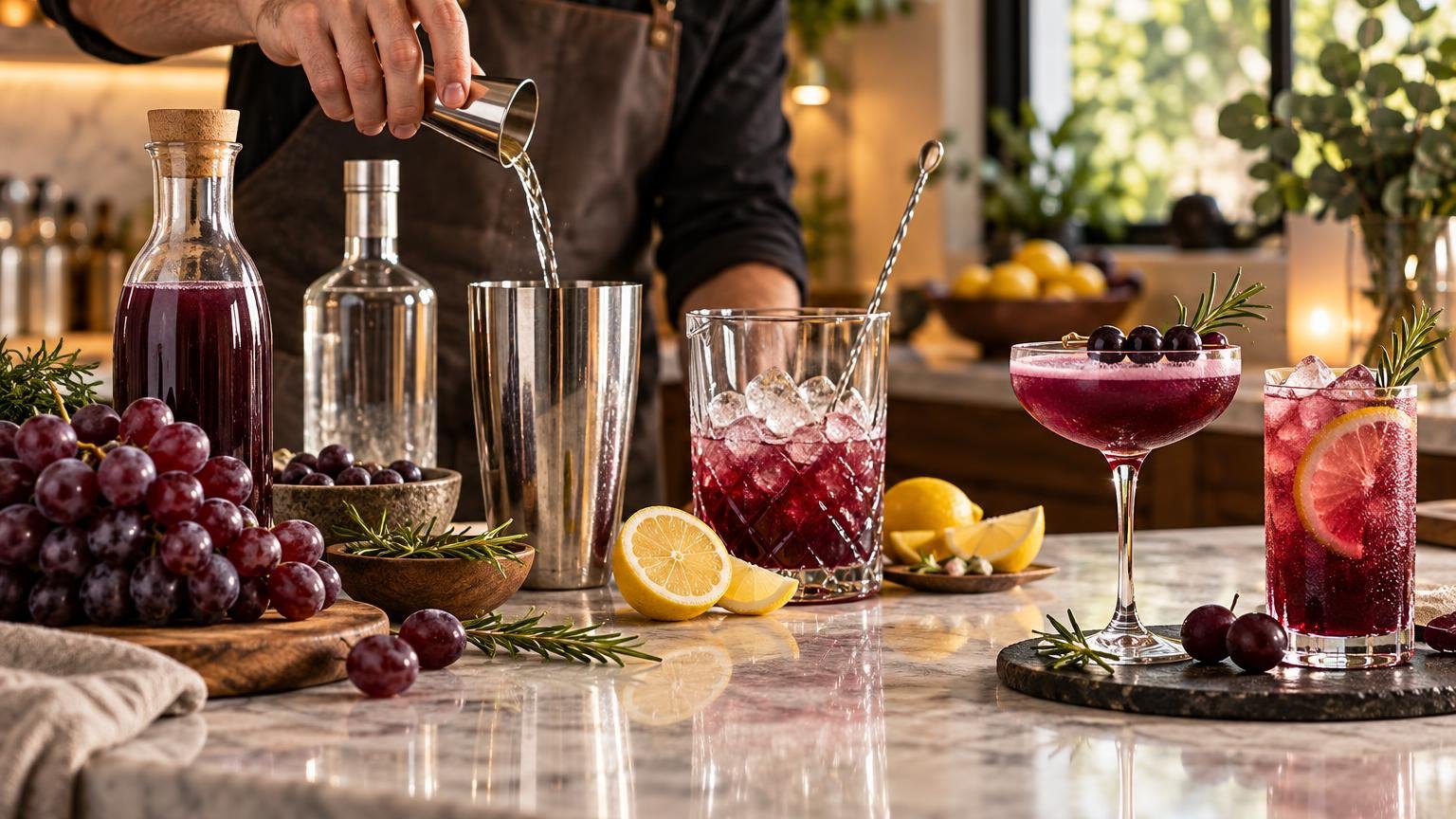 Alcohol Drinks with Grape Juice Recipes to Try — reading the numbers