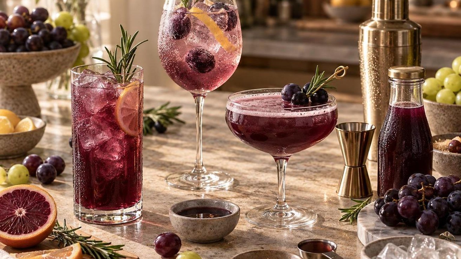 Alcohol Drinks with Grape Juice Recipes to Try — a quick reference