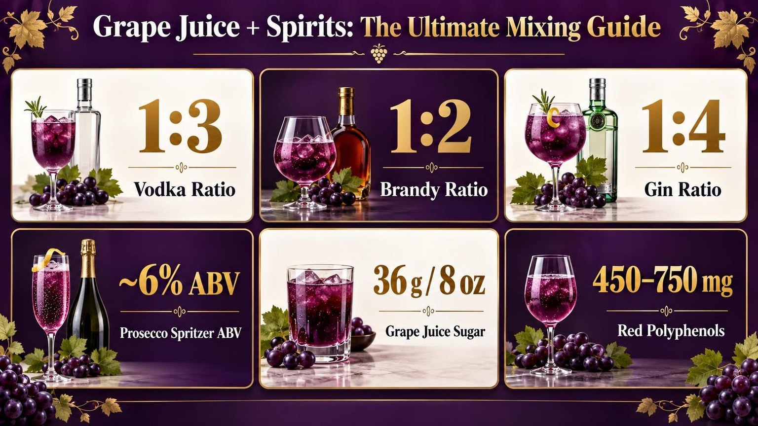 Grape Juice + Spirits: The Ultimate Mixing Guide — what the data shows