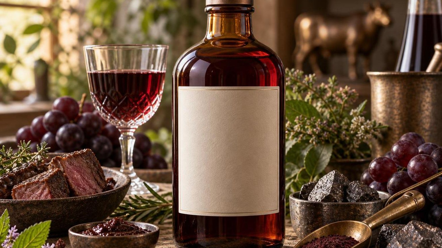Beef Iron and Wine Tonic at a glance, for quick reference