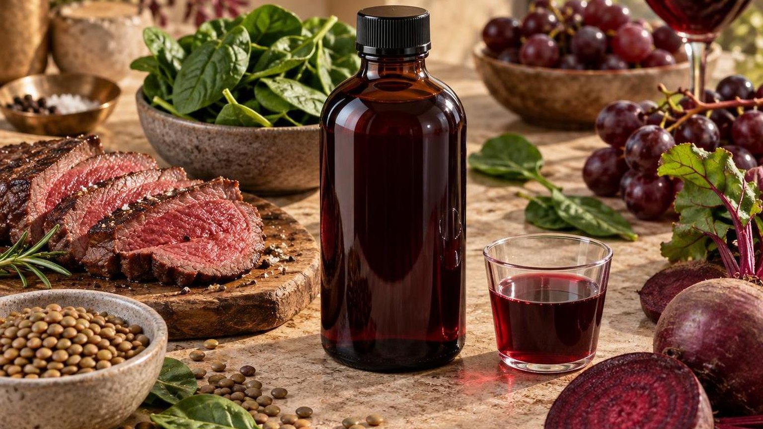 Beef Iron and Wine Tonic — how it works in the real world